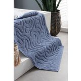 neşe home collection Joy 50x75 cm Ayak Havlusu Mat Mavi – %100 Pamuk, Yumuşak ve Emici