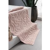 neşe home collection Joy 50x75 cm Ayak Havlusu Pudra– %100 Pamuk, Yumuşak ve Emici