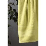 Neşe Home Collection Neşe Home Lyon Sarı Banyo Havlusu 100x150 – %100 Pamuklu, Yumuşak ve Emici - 100 x 150 cm