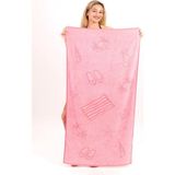 Neşe Home Collection Plaj Havlusu Icecream 70X140 Pembe