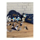 Neşeli Atölye 45x30 Cm Ledli Bulut Bubble Bebek Kapı Süsü Yastık