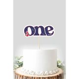 neşeli günlerim Denizci Temalı One (1) Pasta Süsü *kalın Kağıt