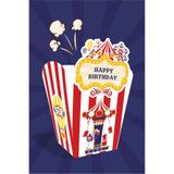 Neşeli Günlerim Lunapark Temalı Popcorn Kutusu (Mısır) 8'li