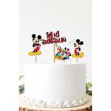 Neşeli Günlerim Mickey Mouse Pasta Süsü Kalın Kağıt