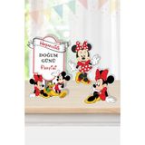 Neşeli Günlerim Minnie Mouse Ayaklı Pano Seti (Masa Üstü) *kalın Kağıt