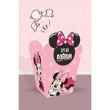 Neşeli Günlerim Minnie Mouse Pink Temalı * Popcorn (Mısır) Kutusu *8'li