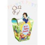 neşeli günlerim Pamuk Prenses Popcorn (MISIR) Kutusu *8'li Doğum Günü