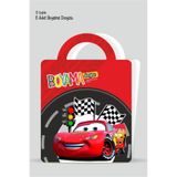 neşeli günlerim Şimşek Mcqueen Cars Temalı - Boyama Dosyası Seti Hediyesi 15x21cm 8'li Paket