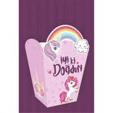 Neşeli Günlerim Unicorn Temalı Popcorn Kutusu (Mısır) 8'li