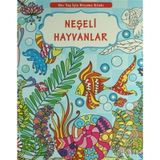 Neşeli Hayvanlar-Her Yaş İçin Boyama Kitabı - Kolektif