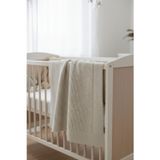 Neşeli Home Liva Yumuşak Bebek Battaniyesi 80X100 cm Vizon Örgü Çocuk Battaniyesi – Dekoratif ve Nefes Alabilir