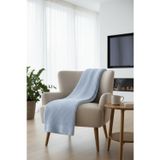 Neşeli Home Yumuşak Örgü Battaniye Düz 130X170 Cm Mavi | Tek Kişilik Tv Battaniyesi – Dekoratif Ve Hafif