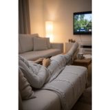 Neşeli Home Yumuşak Örgü Battaniye Örgü 130X170 Cm Vizon | Tek Kişilik Tv Battaniyesi – Dekoratif Ve Hafif