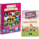Neşeli Masallar 10 Kitap - Soru Kitapçığı 2’li Set