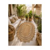 Neşem Halı Boutique EKO HALI Solo Jüt / XW CA-109 Natural XW Jüt ile üretilen el dokuma sisal kilim.