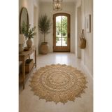 Neşem Halı Boutique EKOHALI Solo Jüt / XW CA-108 Natural XW Jüt ile üretilen el dokuma sisal kilim.