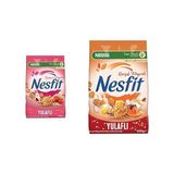 Nesfit Kırmızı Meyveli Tam Tahıl ve Pirinç Gevreği; 400 G ve Nestlé Nesfit Tam Tahıllı Karışık Meyveli Mısır Gevreği, 400 G