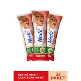 Nesfit Nestlé Nesfit Çilekli Tam Tahıllı Bar 32x23,5g