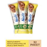 Nesfit Nestlé Nesfit Sütlü Çikolatalı ve Muzlu Tam Tahıllı Bar 32X23,5G - 23,5 gr