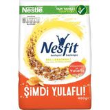 Nesfit Tam Tahıl&pirinç Gevreği 400 G Ballı Bademli Kahvaltılık Gevrek 5'li Avantaj Paketi - 5 Adet