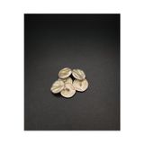 Nesgo Moda Vintage Tarzı Eskitme Metal Ayaklı Düğme - Dalgalı Dokulu Ceket ve Hırka Düğmesi (20 mm)