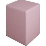 Nesil Kanepe Silinebilir Kumaş Kare Puf - Pembe