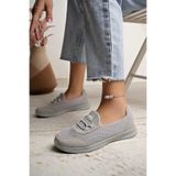Nesil Shoes Bsea 575 Buz Gri Memory Foam Kadın Yürüyüş Ayakkabısı