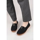 Nesil Shoes Selena 346 Siyah Taba Günlük Kadın Ayakkabı - Siyah - Taba