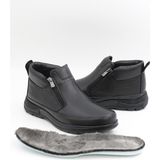 Nesil Shoes Showmen 241-1 Siyah Hakiki Deri Kürklü Erkek Bot