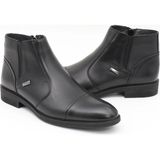 Nesil Shoes THRTRK 2302-1 Siyah Hakiki Deri Kauçuk Taban Erkek Bot