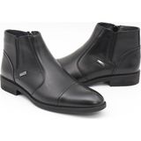 Nesil Shoes THRTRK 2302-1 Siyah Hakiki Deri Kauçuk Taban Erkek Bot