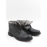 Nesil Shoes THRTRK 906 Siyah Hakiki Deri Kauçuk Taban Erkek Bot