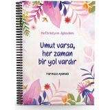 Nesil Tarihsiz Motivasyon Ajandam Stickerlı Spiralli 17X24 cm Kod:06