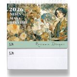 Nesin Yayınevi 2026 Nesin Masa Takvimi - Ressamın Dünyası