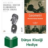 Nesin Yayınevi Onursal Doktor Olamamanın Büyük Onuru + Geometri + Dünya Klasiği Hediye - Hayır