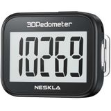 NESKLA 3D adım sayacı, yürüyüş için basit adım sayacı, büyük dijital ekranlı, çıkarılabilir klips ipli adım izleyici, erkekler, kadınlar, çocuklar, yetişkinler ve yaşlılar için adımları doğru takip edin