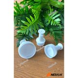 Neskuk 3 lü Daire Basmalı Kesici / Kurabiye Kalıbı / Fondan Kalıbı