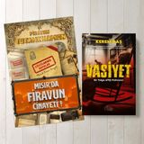 Nesnel Yayınları Çözülmemiş Davalar Dedektiflik Suç Çözümleme Oyunu Firavun Tutankhamon Dosyası ve Yasadışı - Esra Algan