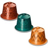 Nespresso Cape Town Envıvo Lungo, Stockholm Fortıssıo Lungo, Vıenna Lınızıo Kapsül Kahve 3'lü Set 30 Kapsül - 1 Paket - Cafe Crema