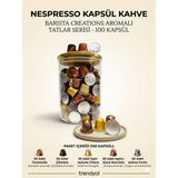 Nespresso Kapsül Kahve Barista Creations Seri 100 Lü + Cam Saklama Kutusu Hediyeli