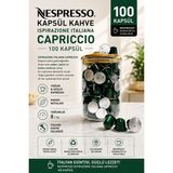 Nespresso Kapsül Kahve Capriccio 100 Kapsül + Cam Saklama Kutu Hediyeli