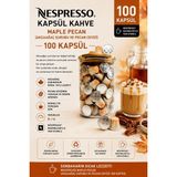 Nespresso Kapsül Kahve Maple Pecan 100 Kapsül + Cam Saklama Kutusu Hediye