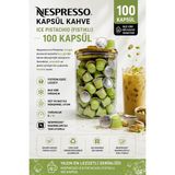 Nespresso Kapsül Kahve Pistachio (Fıstıklı) 100 Kapsül + Cam Saklama Kutusu Hediyeli