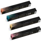 Nespresso Master Origins Indonesia, Nicaragua, Ethiopia ve Colombia Kapsül Kahve 10'lu (4'lü Set) - 1 Paket - Cafe Crema
