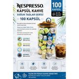 Nespresso Over Ice Yaz Kapsül Kahveleri 100 Adet + Cam Saklama Kutusu Hediyeli