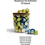 Nespresso Over Ice Yaz Kapsül Kahveleri 70 Adet + Cam Sakalama Kutusu Hediye