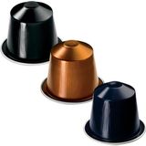 Nespresso Ristretto Italiano + Genova Livanto + Palermo Kazaar Kapsül Kahve 3 x 10 Kapsül - 1 Paket - Cafe Crema
