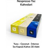Nespresso Yaz Kapsül Kahveleri Seçkisi 3 Lı Set Coconut - Yuzu - Athens Intenso 30 Kapsül