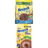 Nesquik Harfler Kakaolu Buğday ve Mısır Gevreği, 310 g & Nesquik Çikolatalı Toz İçecek 375 Gr