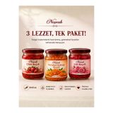 Neşrah 3lü Reçel Paketi (Çilek Reçeli, Portakal Reçeli, Isparta Gül Reçeli) 3X400GR